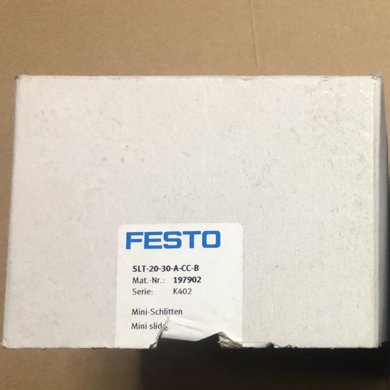 FESTO Sliding Table Cylinder SLT-20-30-A-CC-B 197902 Spot Stocks - FESTO