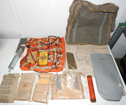 used Rescue Kit NAZ-7 Survival Life Seat Air Force Pilot Radio Soviet Russian - KOEED