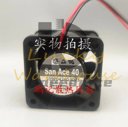 Sanyo 109P0424G3023 4CM 4028 24V0.19A 40mm 2-wire gale volume cooling fan