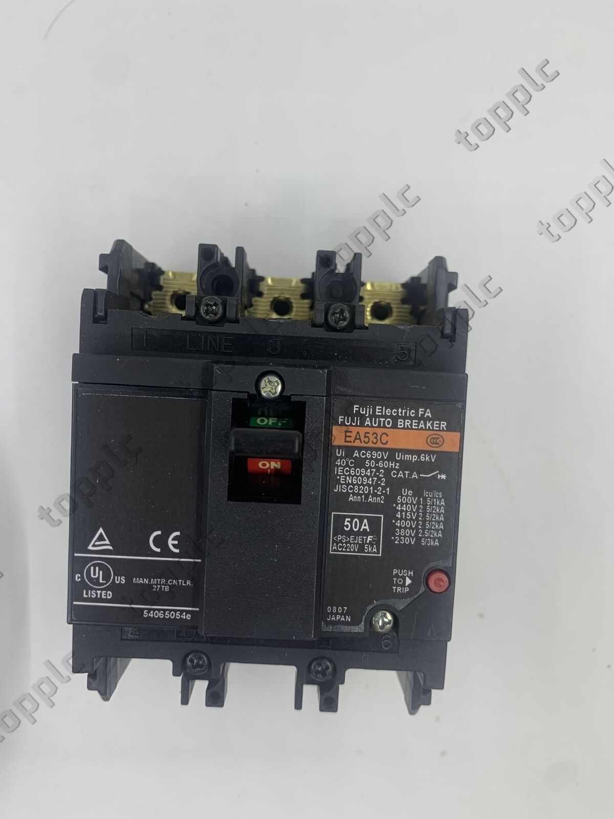 new Fst FUJI EA53C 3P 50A circuit breaker - FUJI