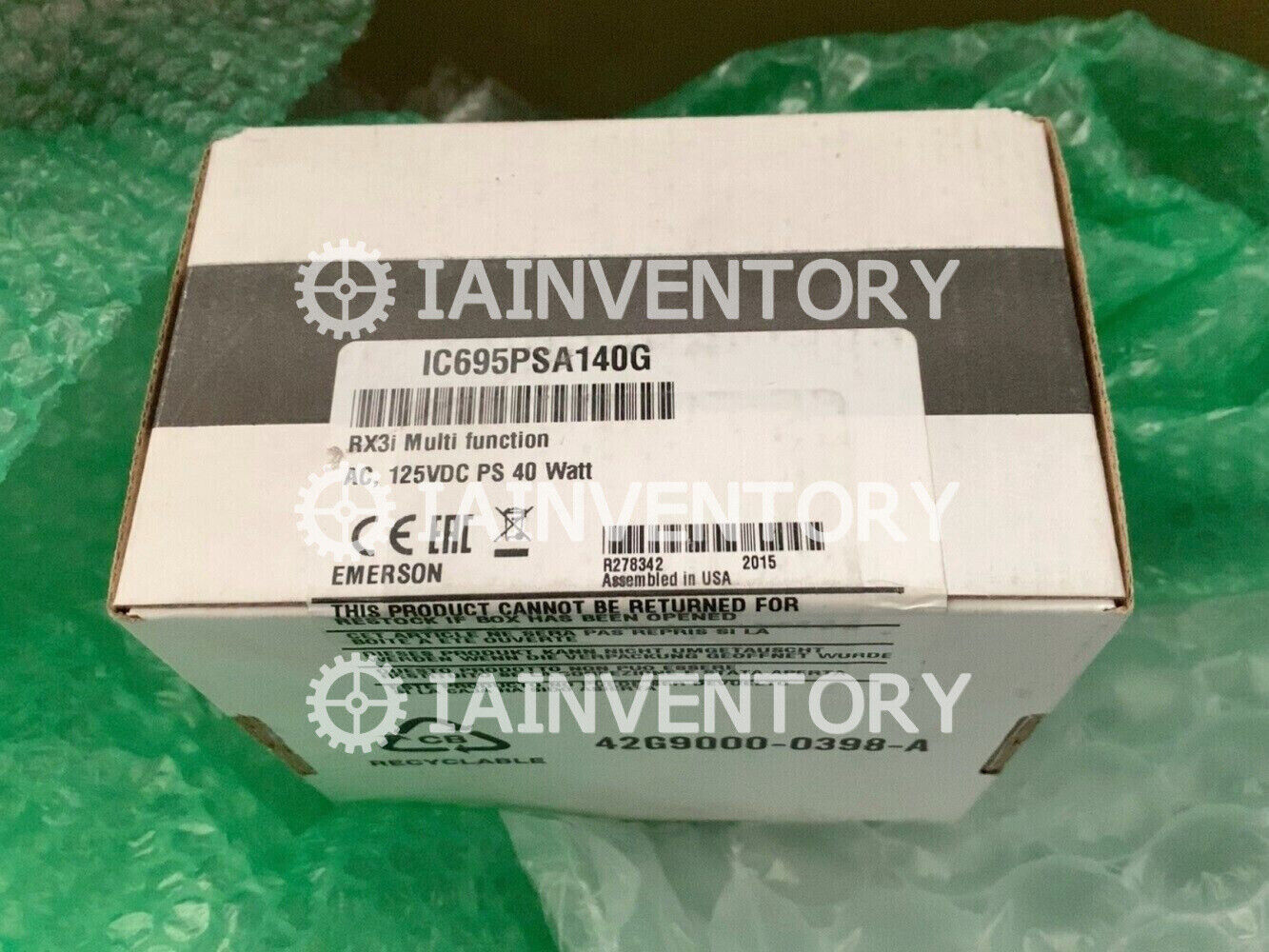 GE Fanuc IC695PSA140B Power Supply Module 125VDC 40W Multi Function - GE