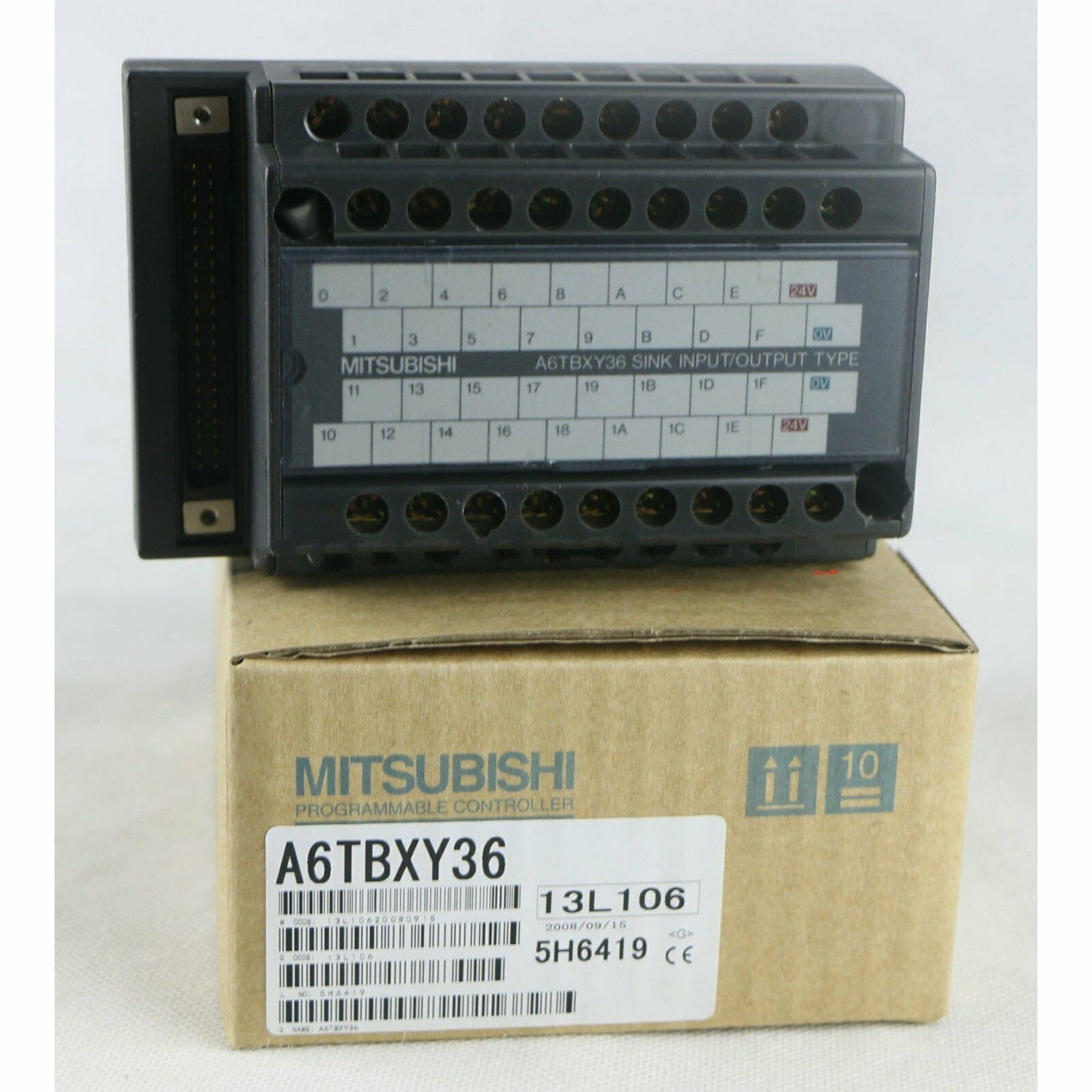 new ONE Mitsubishi PLC Terminal Board A6TBXY36 Fast ship with - MITSUBISHI