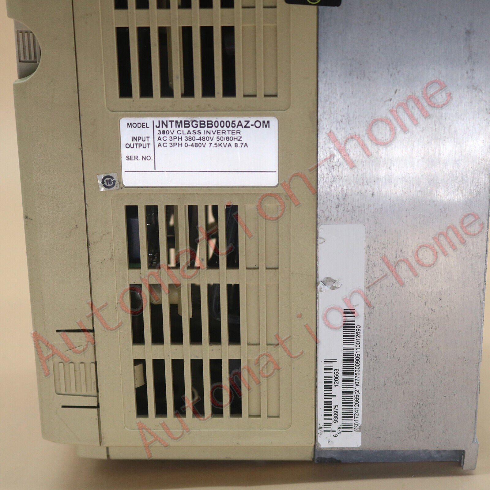 used 1pc  TECO inverter JNTMBGBB0005AZ-OM 4KW 380V in good condition#QW