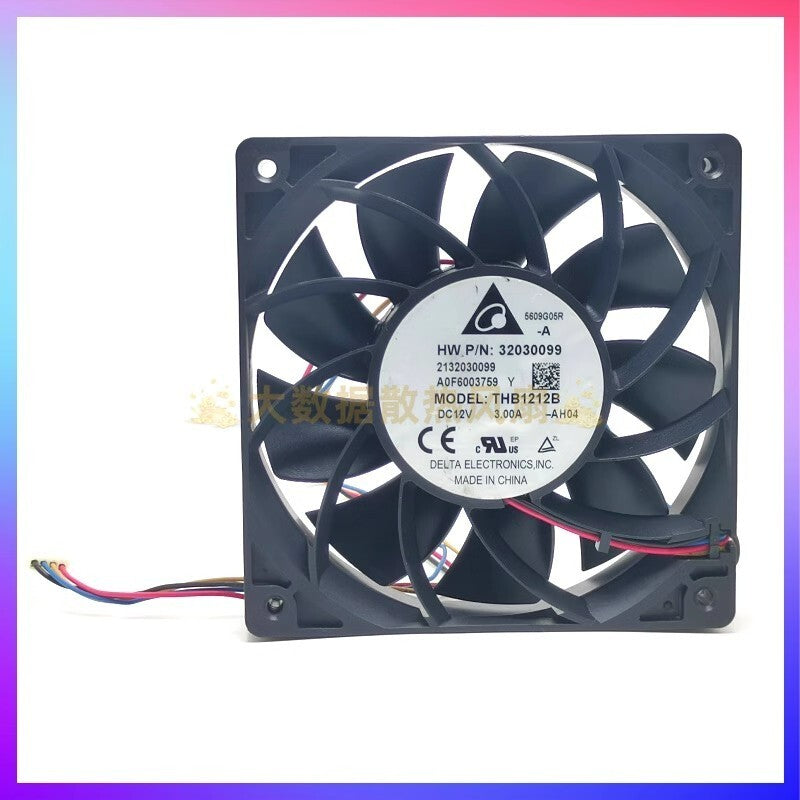 Delta THB1212B 12025 DC12V 3.0A 12CM 4-Pin Violent Cooling Fan