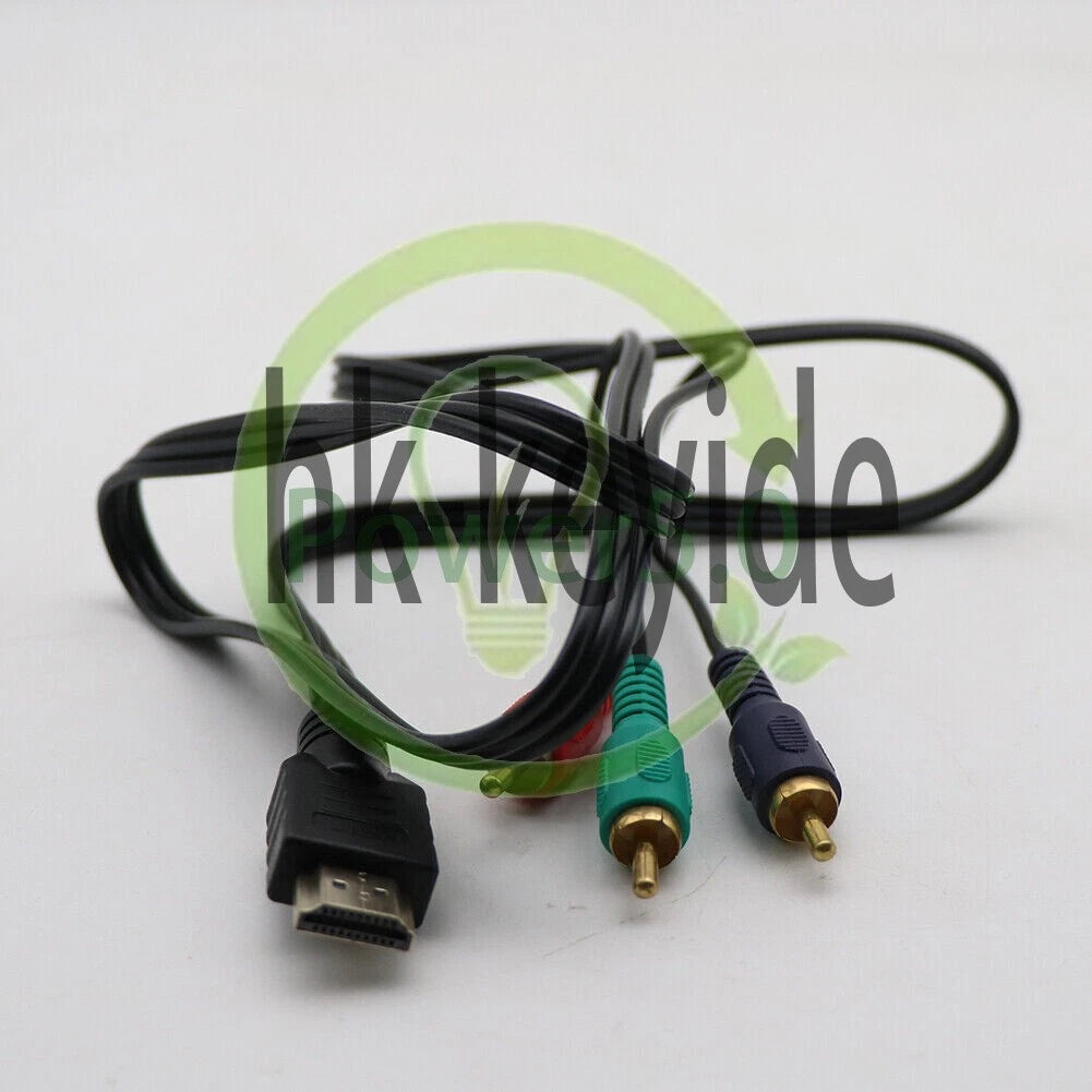 AV Connection Cable Adapter For HDTV DVD HDMI Male to 3 RCA Video Audio 1PCS