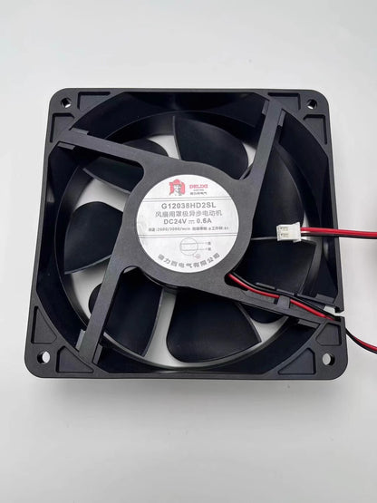 1PCS G12038HD2SL DC24V 0.6A 2-Pin Inverter Cooling Fan
