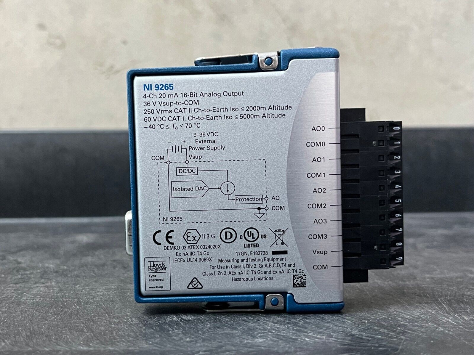 National Instruments NI 9265 cDAQ Analog Current Output Module - NATIONAL INSTRUMENTS