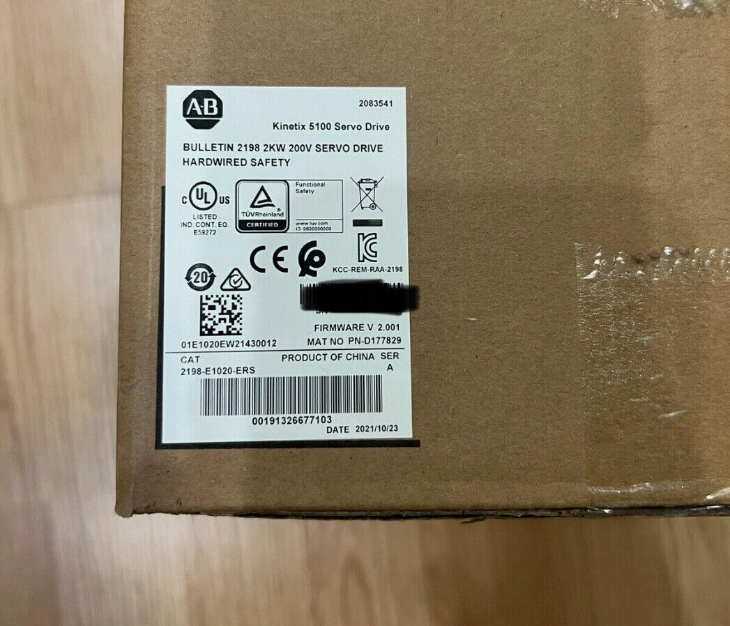 NEW Unopened 2198-E1020-ERS Allen Bradley Kinetix 5100 200V Class Servo Drive - KOEED