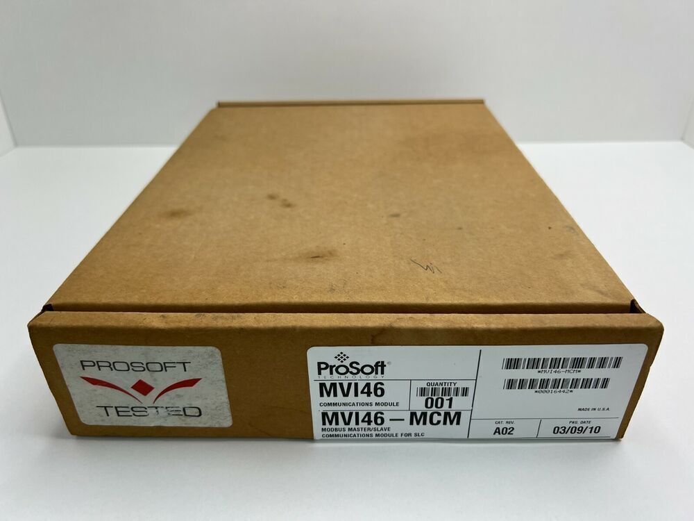 ProSoft MVI46 Modbus Master/Slave Communication 1PCS - PROSOFT TECHNOLOGY
