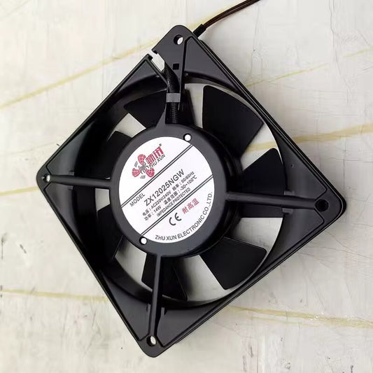 1PCS ZHUXUN ZX12025NGW 220V 14W 12025 12CM High Temperature Cooling Fan