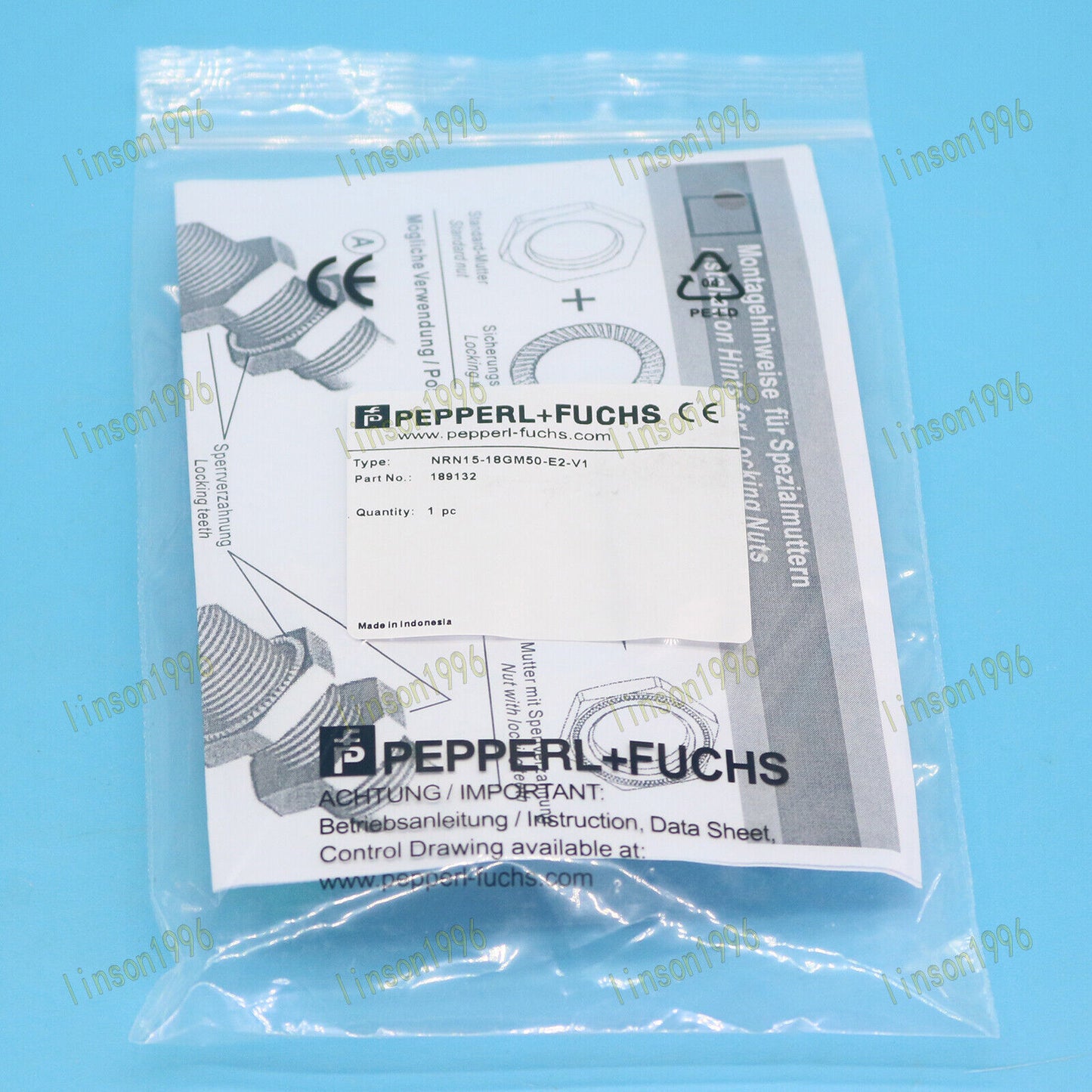 New 1PC Pepperl+Fuchs NRN15-18GM50-E2-V1 Inductive Sensor Fast Ship - PEPPERL+FUCHS