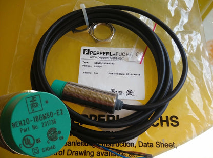 1PCS Pepperl+ Fuchs NEN20-18GM50-E2 inductive sensor - PEPPERL+ FUCHS