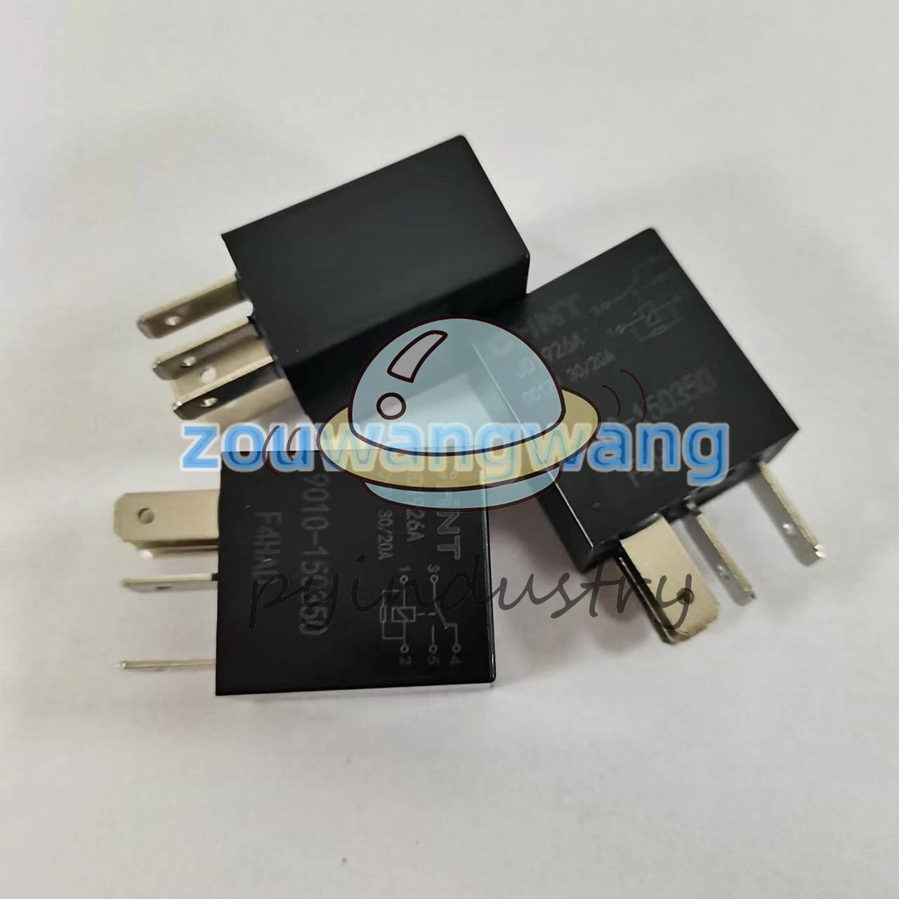 3PCS JD1926A 30A/20A 12V Relay 5 Pins