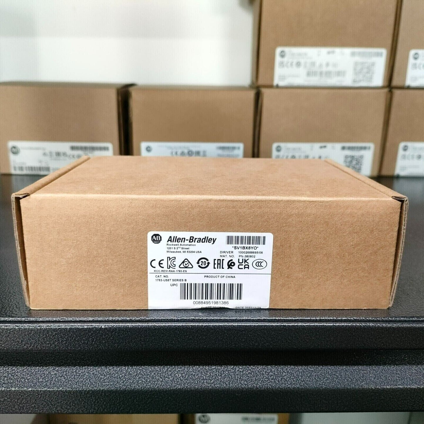 New Factory Sealed AB 1783-US8T SER B Statix 2000 Unmanaged Ethernet 1783US8T - NEW FACTORY SEALED