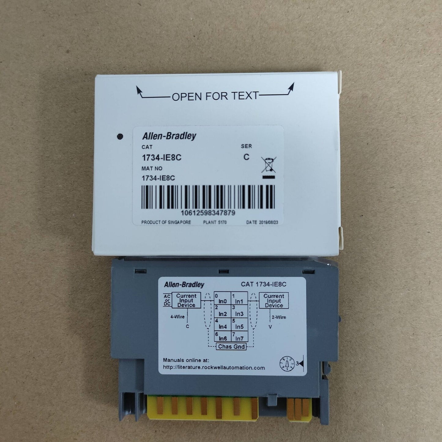 Allen-Bradley 1734-IE8C POINT 8 Point Analog Input Module New Factory Sealed - ALLEN-BRADLEY