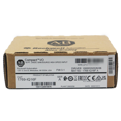 Allen Bradley 1769-IQ16F SER Product - ALLEN BRADLEY