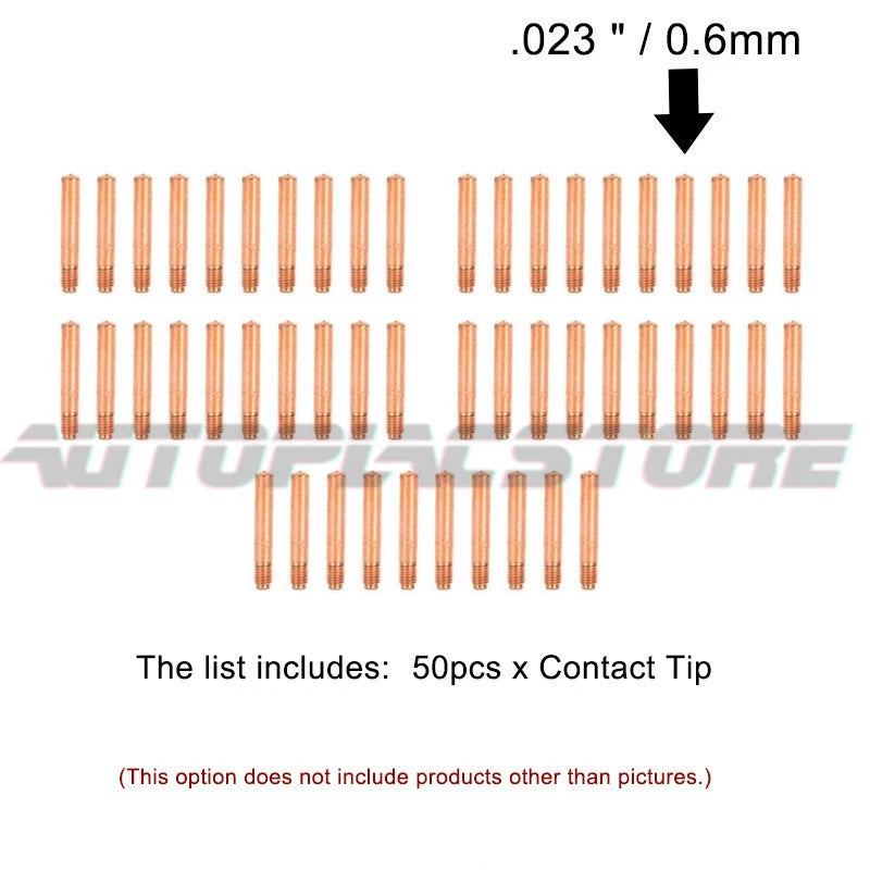 For SNAP-ON FM140 YA212 YA204 TWECO Style Mig Welder Contact tip .023 0.6mm #a