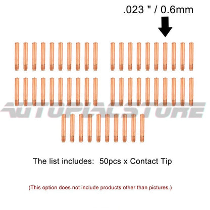 For SNAP-ON FM140 YA212 YA204 TWECO Style Mig Welder Contact tip .023 0.6mm #a