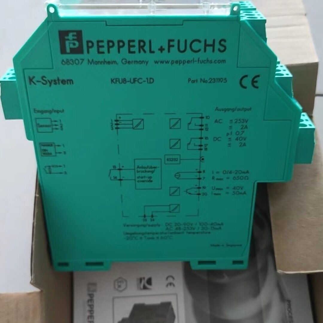 new Pepperl+Fuchs    KFU8-UFC-1.D    signal isolator safety barrier