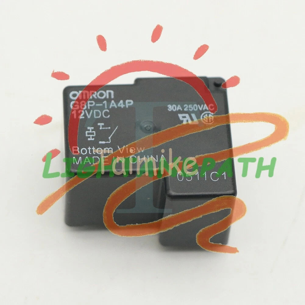 1PCS G8P-1A4P 12VDC For Omron Power Relay 30A 250VAC 4 Pins */*