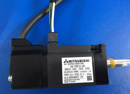 used Mitsubishi AC SERVO MOTOR HC-PQ13-UE HCPQ13UE Tested in good condition - MITSUBISHI