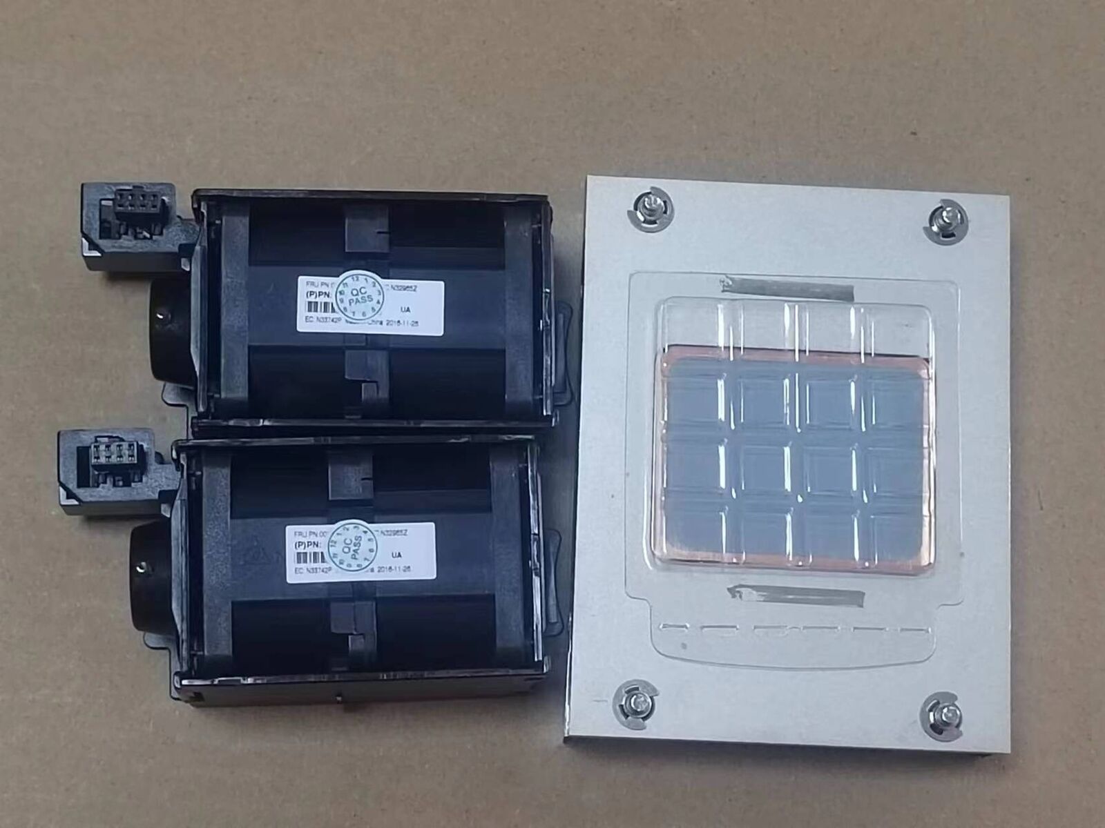 new X3550 M5 server CPU fan 00FK343 and heat sink 00KC912, 00FK457，00FK455 - DELL