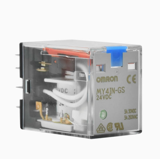10PCS/1Box Omron MY4INGS Relays 24VDC 220V/240VAC  Free Ship