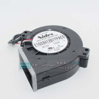 NIDEC E1033H12B7YPAE0 9733 12V projector cooling ventilation fan