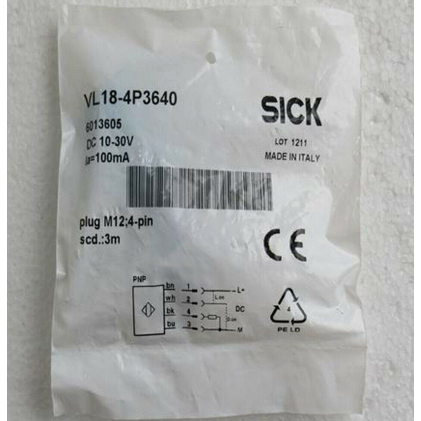 Proximity Switch VL18-4P3640 Proximity Switch VL18-4P3640 - ONE SICK