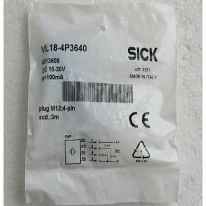 Proximity Switch VL18-4P3640 Proximity Switch VL18-4P3640 - ONE SICK