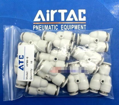 10pcs/1Bag  AirTAC APW8-6 APW8 6   Fittings Free Shipping