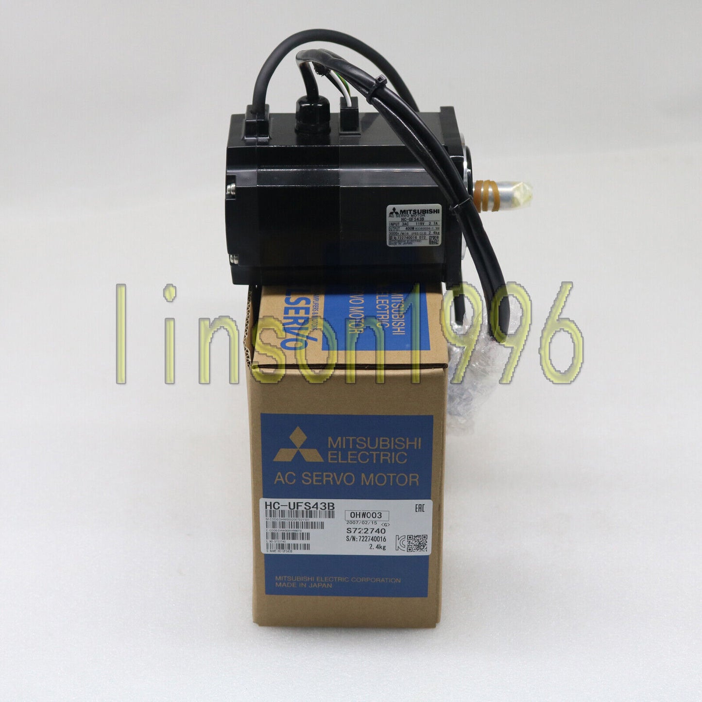 new Mitsubishi Servo motor HC-UFS43B One year - MITSUBISHI