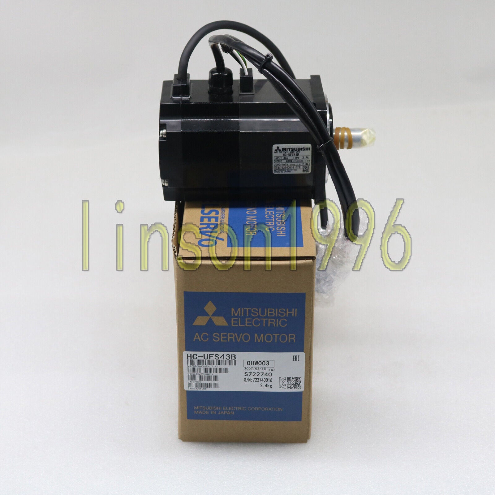 new Mitsubishi Servo motor HC-UFS43B One year - MITSUBISHI