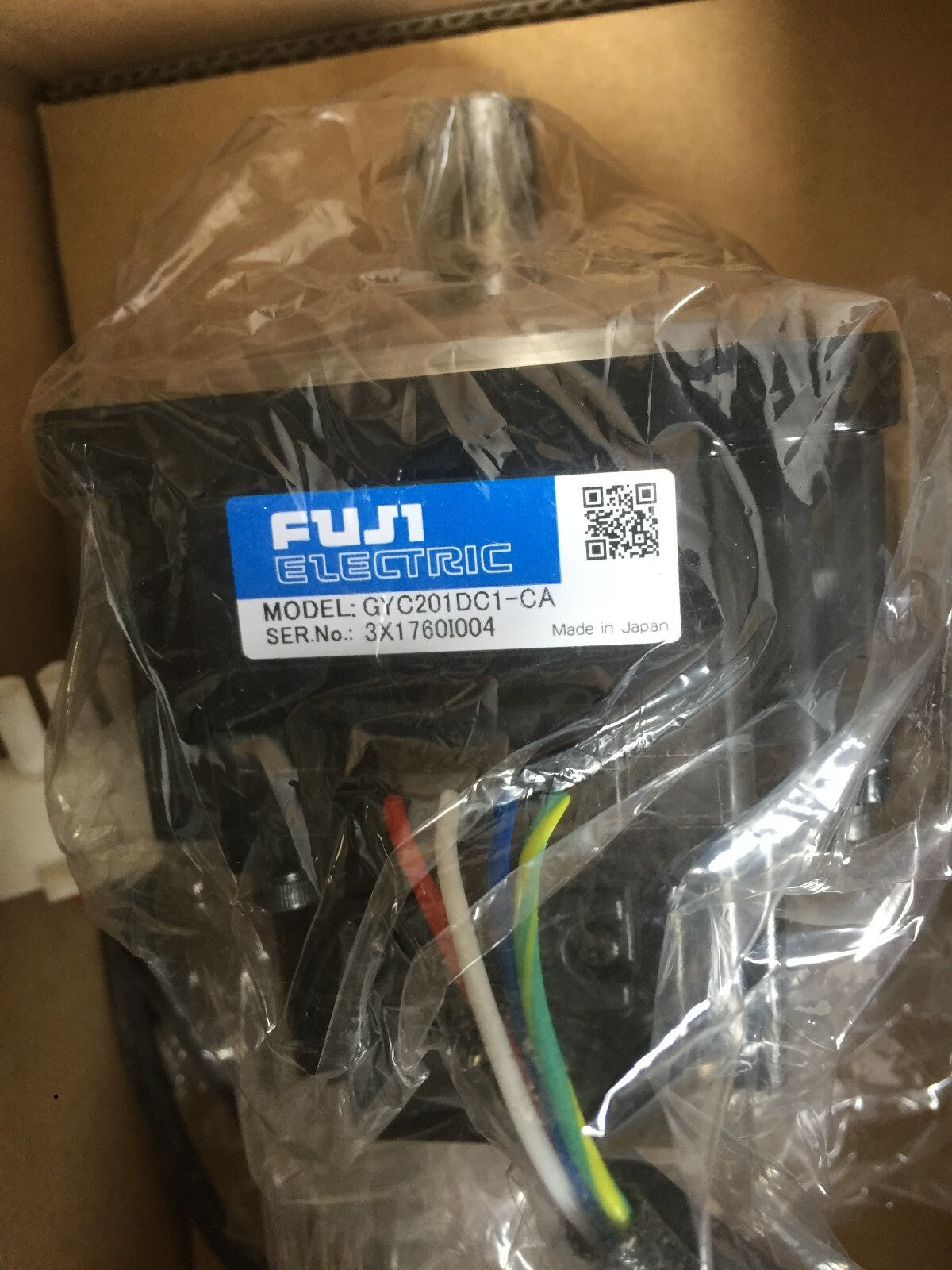 FUJI AC SERVO MOTOR GYC201DC1-CA GYC201DC1CA