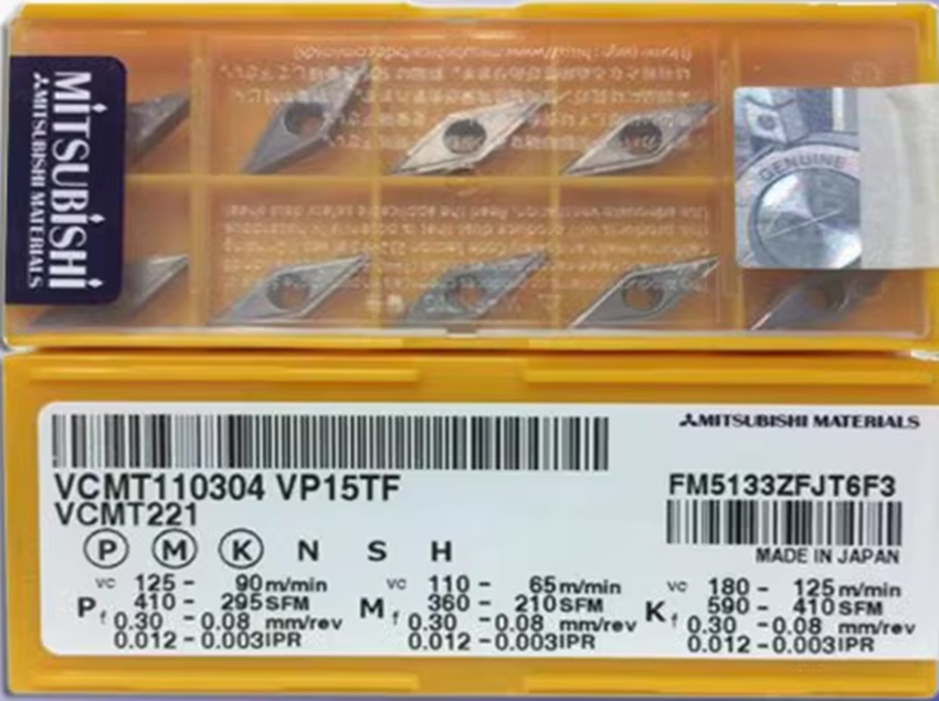 new 10pcs VCMT110304 VP15TF VCMT221 MITSUBISHI CNC blade Carbide inserts - MITSUBISHI