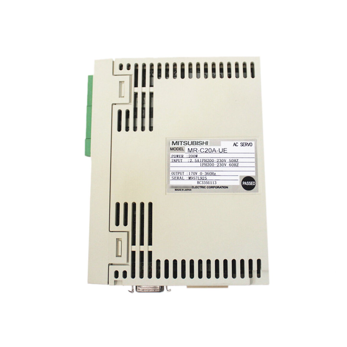 MITSUBISHI MR-C20A-UE Servo Driver | Premium servo driver with advanced features - MITSUBISHI