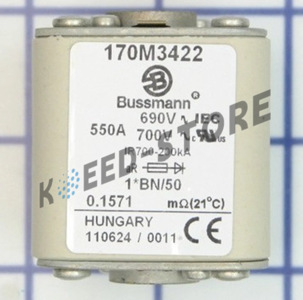 1PCS Bussmann 170M3422 Fuse 550-AMP