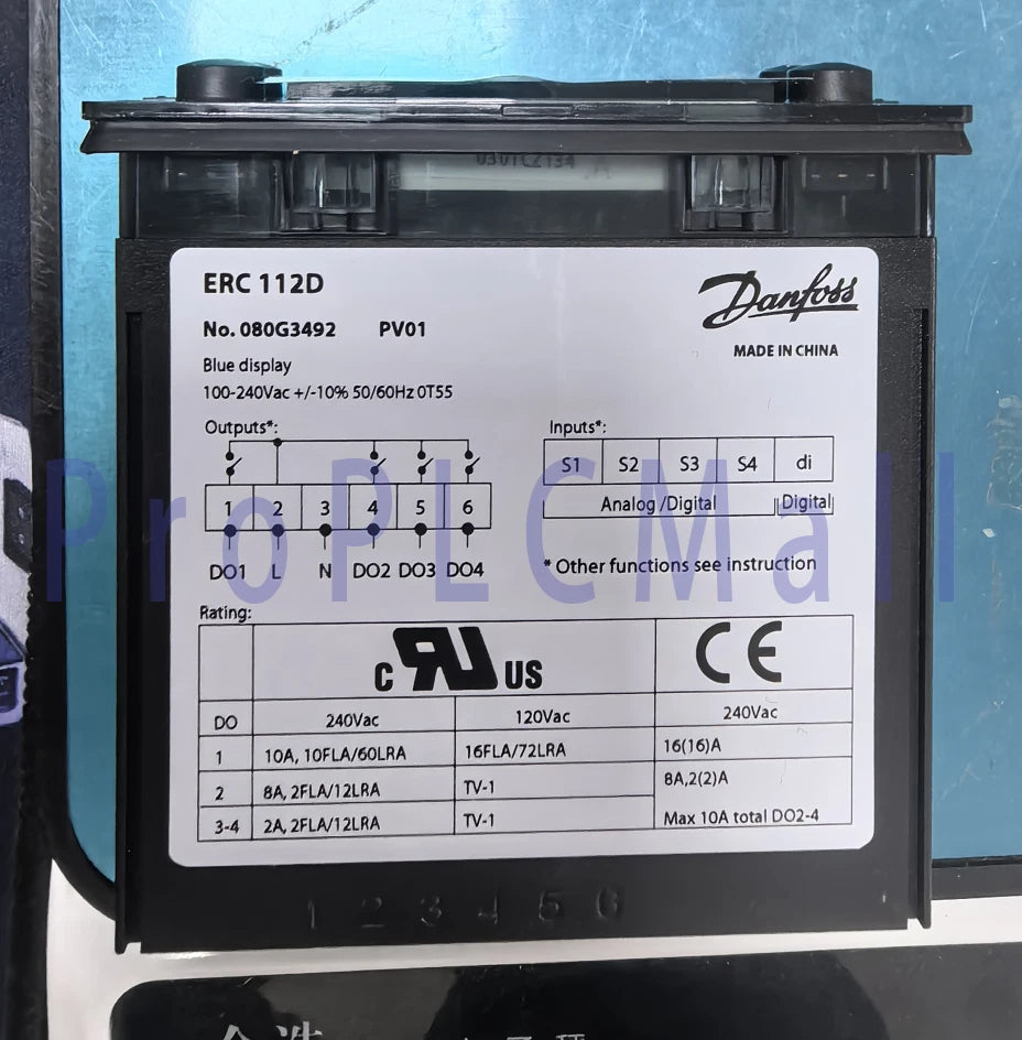 1PC DANFOSS ERC112D Temperature Controller #F