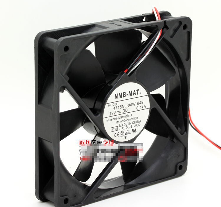 1pcs NMB 4715NL-04W-B49 12025 0.44A 12CM 12V chassis cooling fan