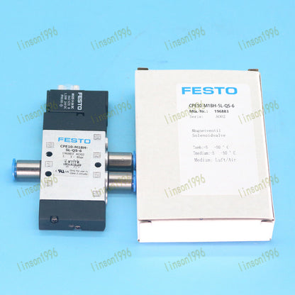 FESTO CPE10-M1BH-5L-QS-6 Solenoid Valve - FESTO