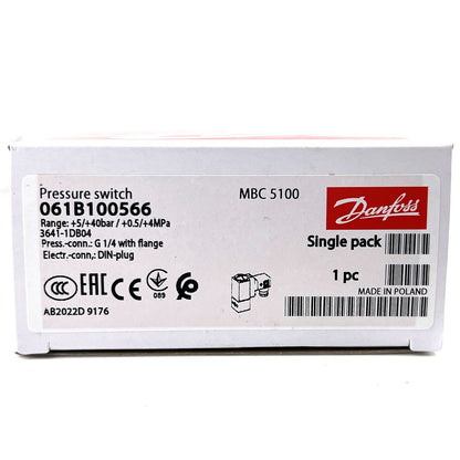 new DANFOSS MBC5100 3641-1DB04 061B100566 Pressure Switch with reliable performance and durability - DANFOSS