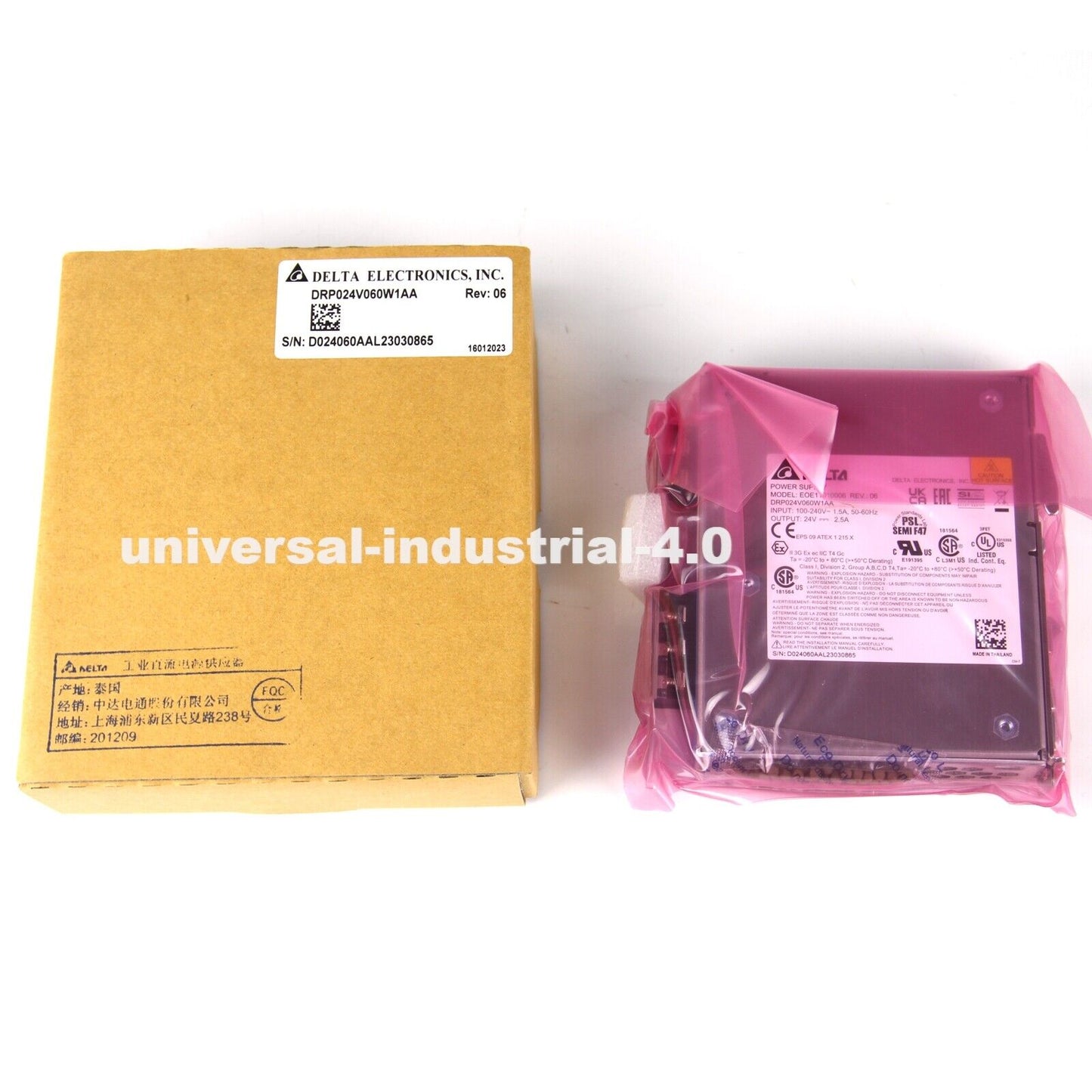 DELTA DRP024V060W1AA 24V Switching Power Supply - DELTA