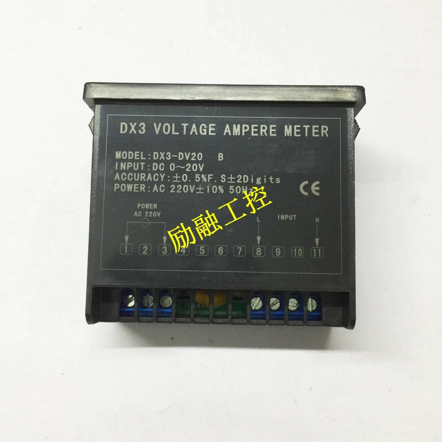 1PCS TOKY DX3-DV20 three and a half digital voltage and ammeter