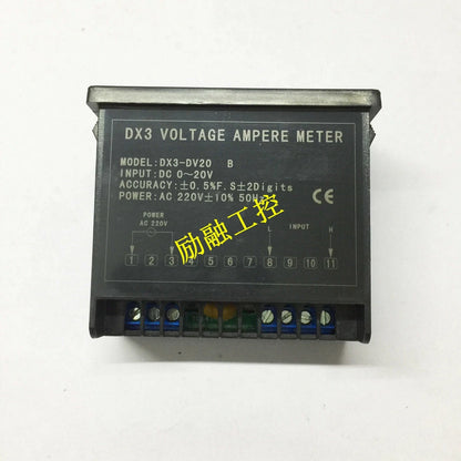 1PCS TOKY DX3-DV20 three and a half digital voltage and ammeter