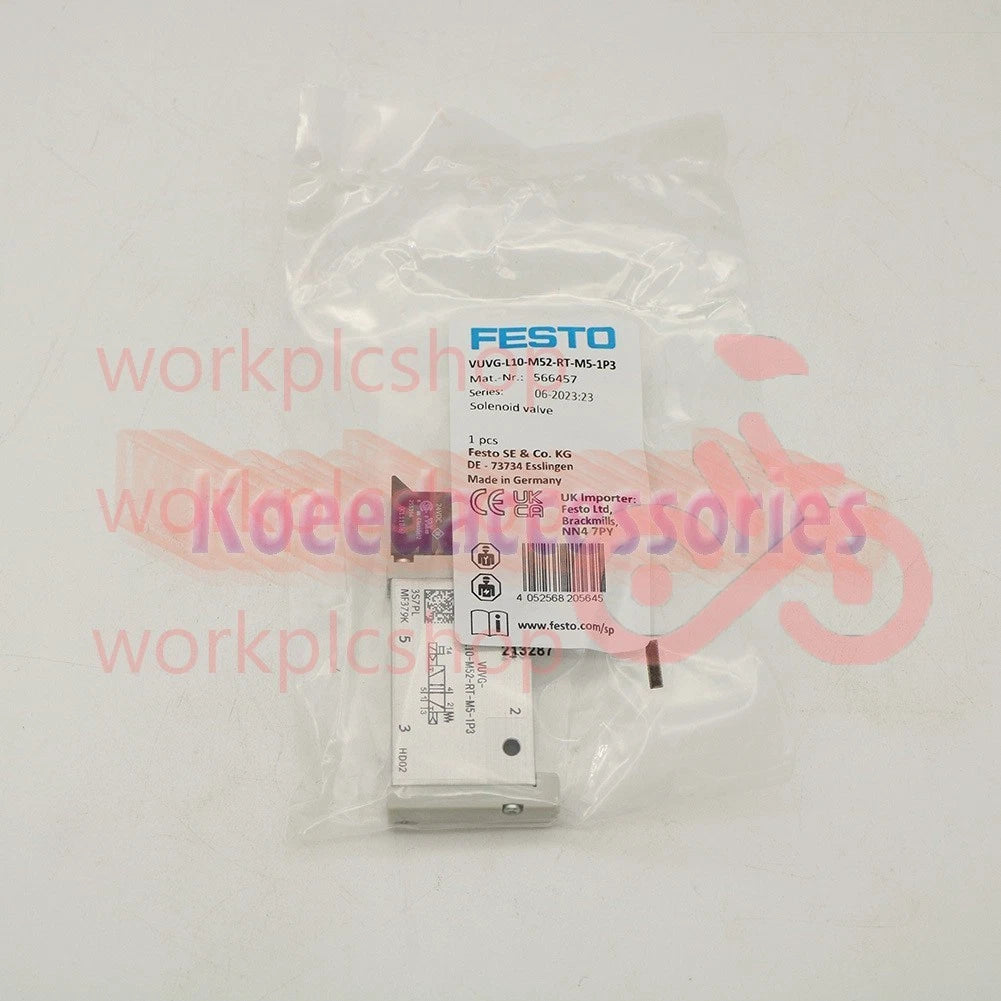 1PC FESTO VUVG-L10-M52-RT-M5-1P3 566457 Solenoid Valve
