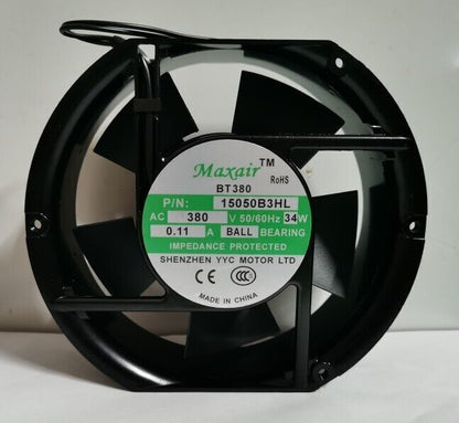 new 1pcs Maxair BT380 15050B3HL 380V 34W ball bearing cooling fan - MAXAIR