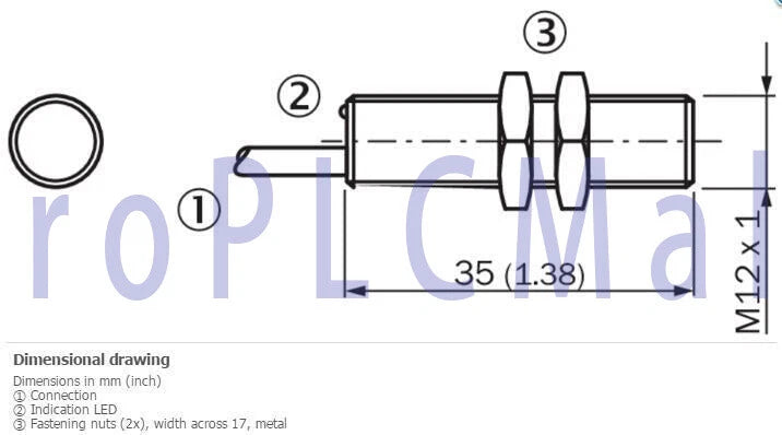 SICK IM12-02BPS-ZUK Cylindrical thread design ,PNP, 1PCS