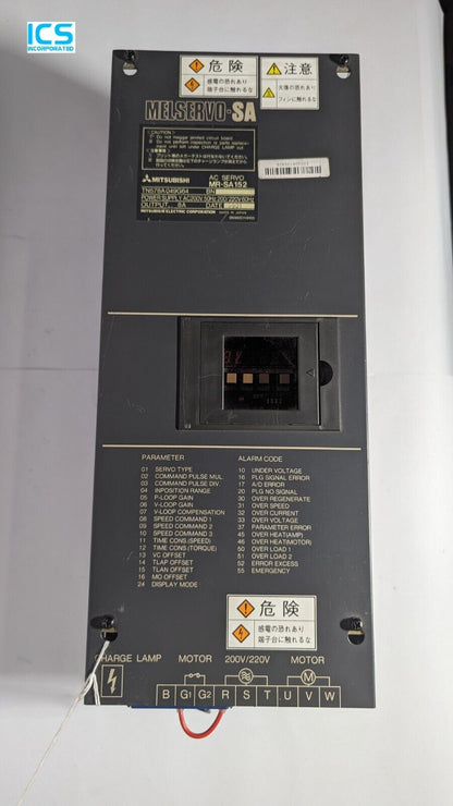 Mitsubishi MR-Sa152 Servo Drive Used Tested OK - MITSUBISHI