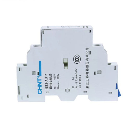 10PCS  Chint NS2-AU11 NS2AU11 Auxiliary Contacts 1NO+1NC