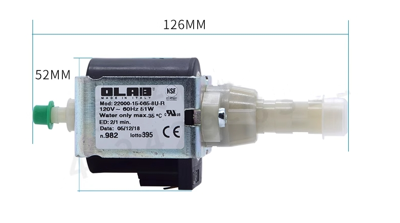 1Pcs OLAB22000-15-065-8U-R micro electromagnetic water pump 120V 60Hz 51W